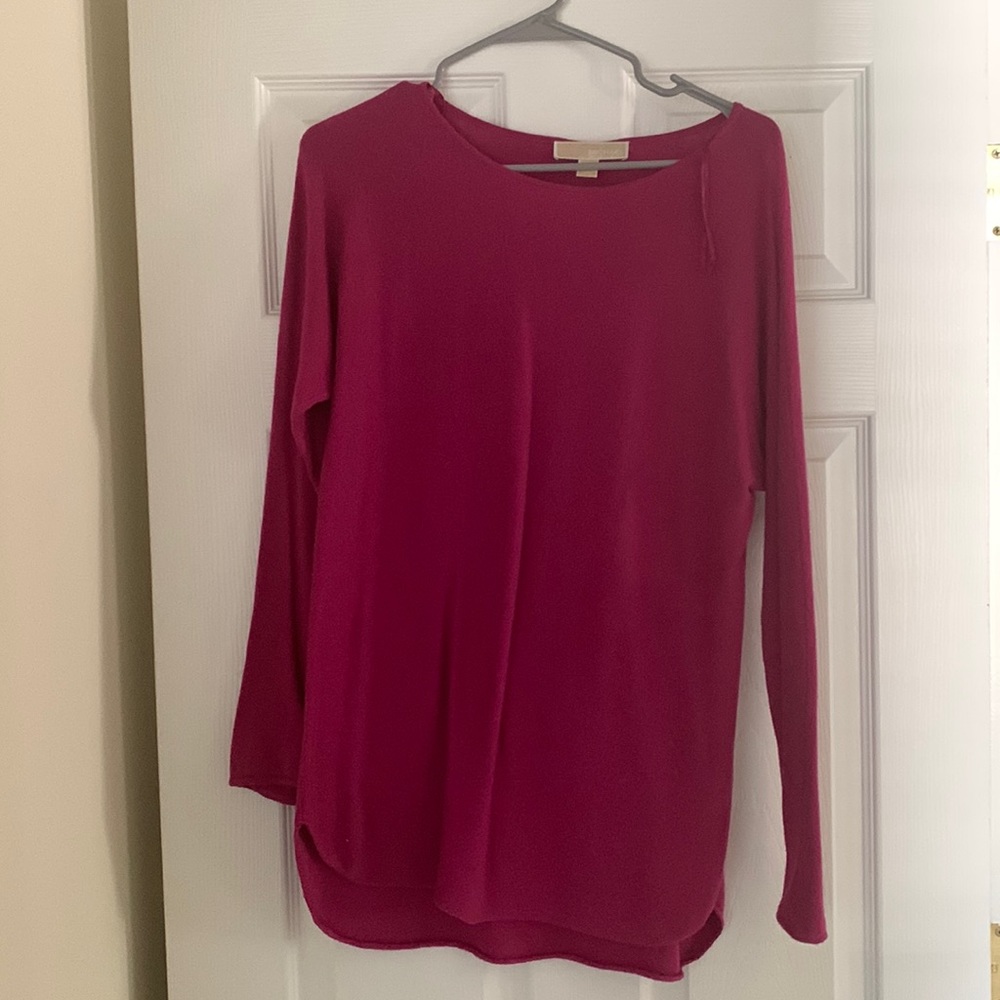 Michael Kors sweater in pink, size small.